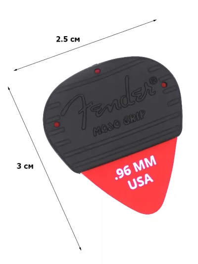 Набір медіаторів Fender Mojo Grip 3 PK Delrin .96 (3 шт)