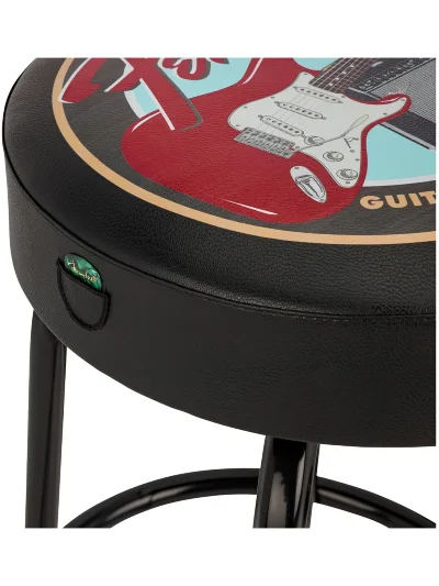 Стілець Fender 30" Guitars and Amps Pick Pouch Barstool Black