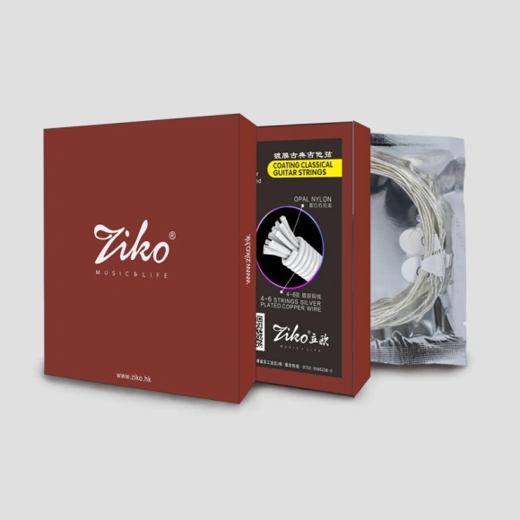 Струны Ziko DPC-028 Coating Opal Nylon Струны Ziko DPC-028 Coating Opal Nylon