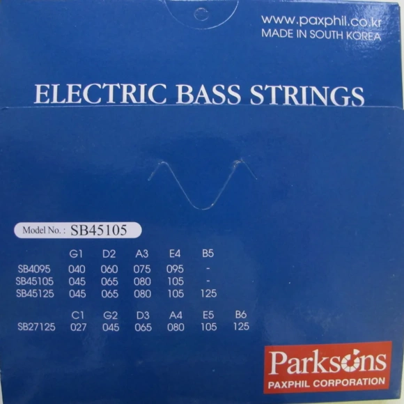 Струни Parksons SB45105 Electric Bass 45-105 Струни Parksons SB45105 Electric Bass 45-105