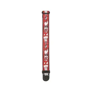 D'Addario 50JS02 Joe Satrani Woven Guitar Strap (Up in Flames)