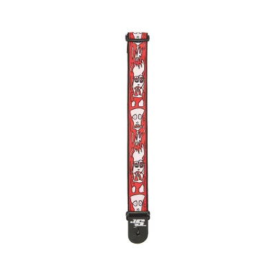 Ремінь для гітари D'Addario 50JS02 Joe Satrani Woven Guitar Strap (Up in Flames)