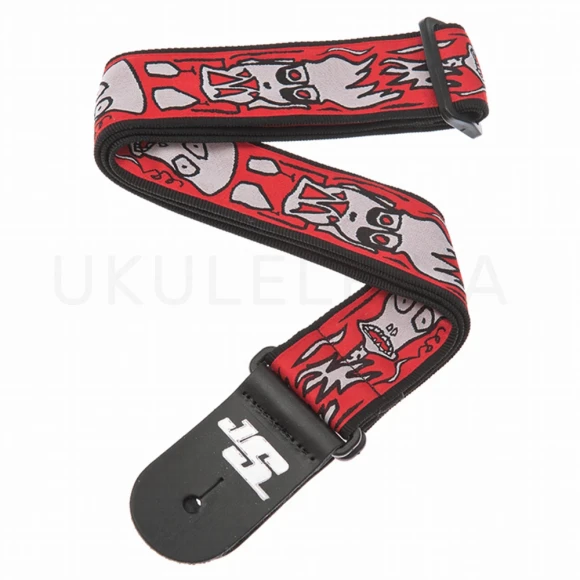 Ремень для гитари D'Addario 50JS02 Joe Satrani Woven Guitar Strap (Up in Flames)