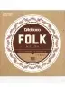 Струни D'Addario EJ34 Folk Nylon 80/20 Bronze Ball End Black Treble