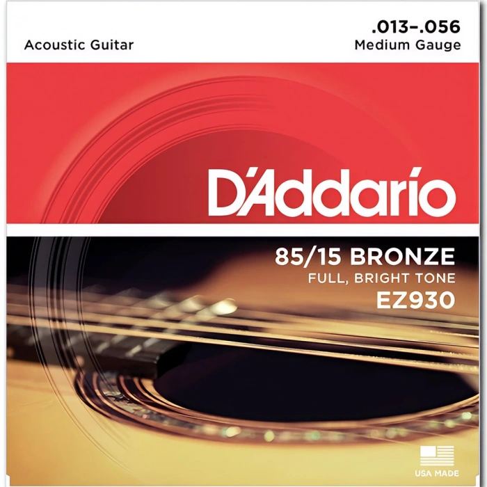 Струни Струни D'Addario EZ930 85/15 Bronze Medium 13-56