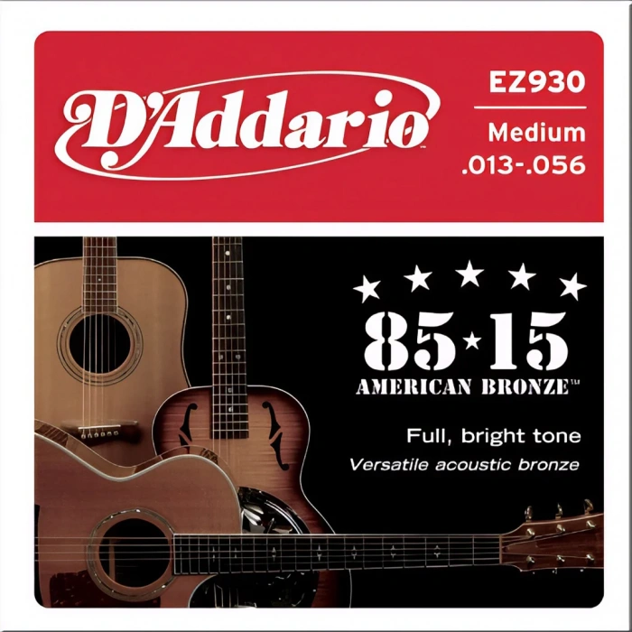 D'Addario EZ930 85/15 Bronze Medium 13-56