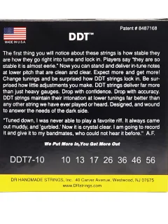 DR DDT7-10 Drop Down Tuning Electric Medium 7 String 10-56