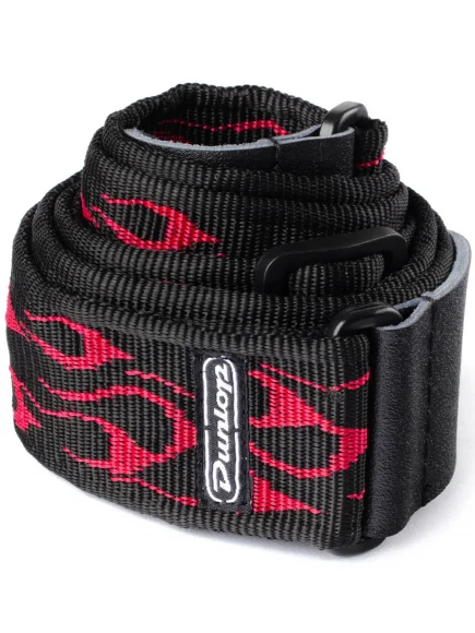 Ремень для гитари Dunlop D3811RD Classic Flambe Red Strap