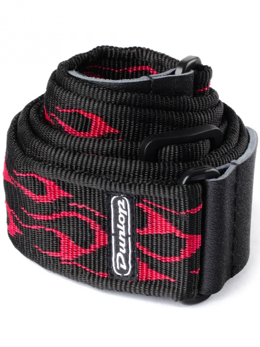 Ремінь для гітари Ремінь для гітари Dunlop D3811RD Classic Flambe Red Strap