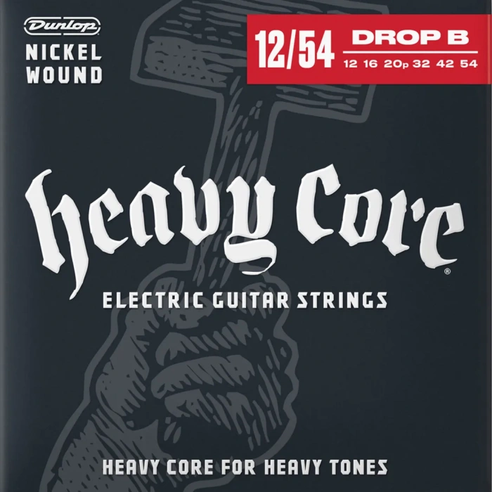 Струни Струни Dunlop DHCN1254 Heavy Core Electric Guitar Strings 12-54