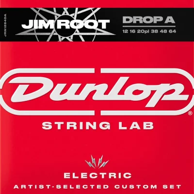 Струни Dunlop JRN1264DA Jim Root String Lab Series Guitar Strings 12-64 | Drop A