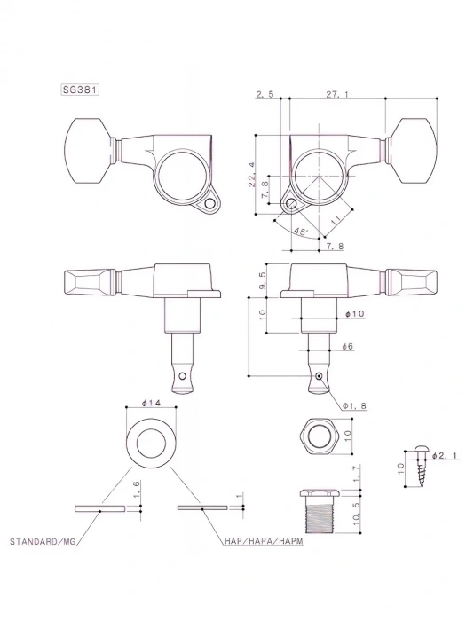 Gotoh SG381-07-R/WS02 C