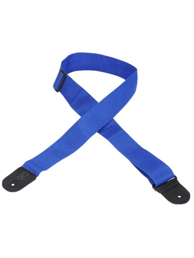 Ремінь для гітари Levy’s M8POLY-ROY Single Tone Solid Colored Poly Series (Royal Blue)