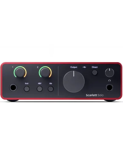 Аудіоінтерфейс Focusrite Scarlett Solo 4th Gen