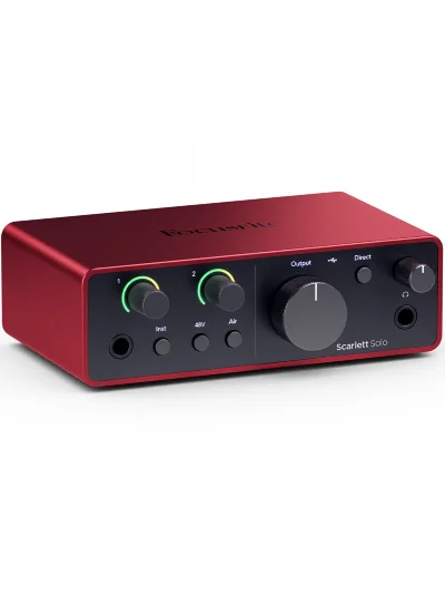 Аудіоінтерфейс Focusrite Scarlett Solo 4th Gen