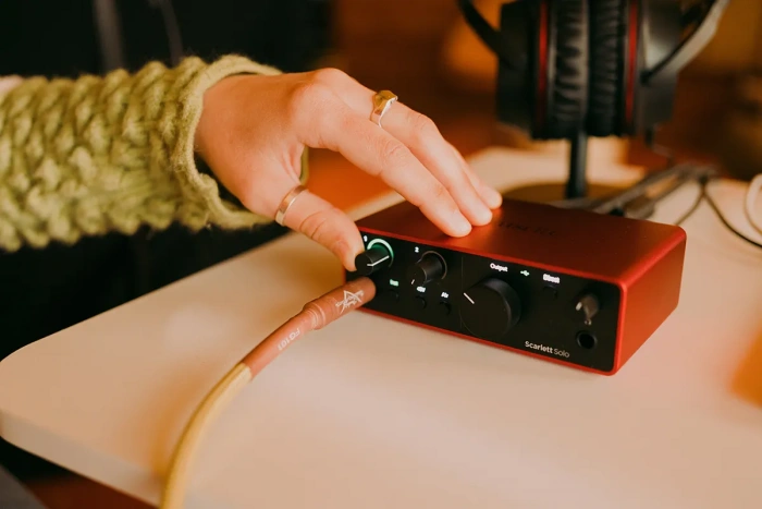 Аудіоінтерфейс Аудіоінтерфейс Focusrite Scarlett Solo 4th Gen