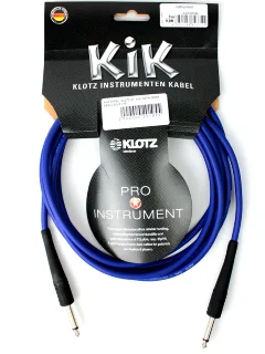 Klotz KIK Instrument Cable Blue 3 m
