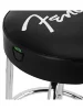 Стілець Fender 30" Spaghetti Logo Pick Pouch Barstool Black and Chrome