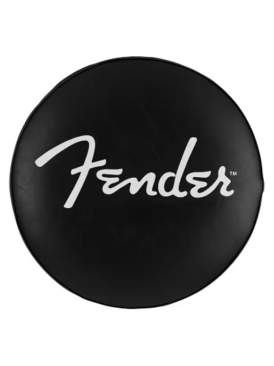 Стілець Fender 30" Spaghetti Logo Pick Pouch Barstool Black and Chrome