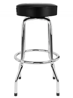 Fender 30" Spaghetti Logo Pick Pouch Barstool Black and Chrome