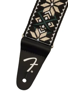 Fender Strap 2" Pasadena Woven Yellow Snowflake