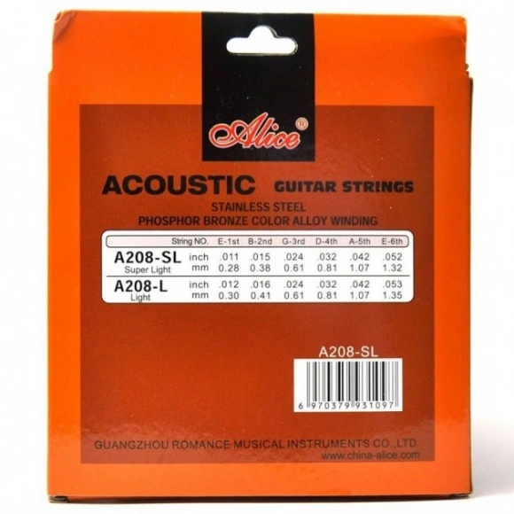Струны Alice A208SL Copper 11-52 Струны Alice A208SL Copper 11-52