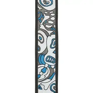 D'Addario 50JS03 Joe Satrani Woven Guitar Strap (Souls of Distortion)