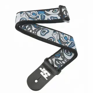D'Addario 50JS03 Joe Satrani Woven Guitar Strap (Souls of Distortion)