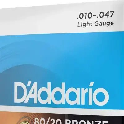 Струни D'Addario EJ36 80/20 Bronze Regular Light 12-String 10-47