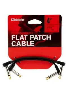 D'Addario PW-FPRR-204 Custom Series Flat Patch Cables (10cm)