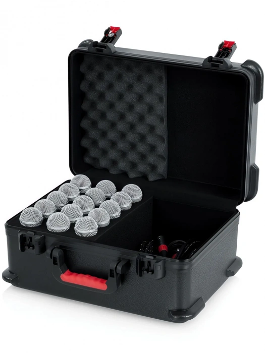 Кейс Кейс Gator GTSA-MIC15 - Case w/ Drops for 15 Mics