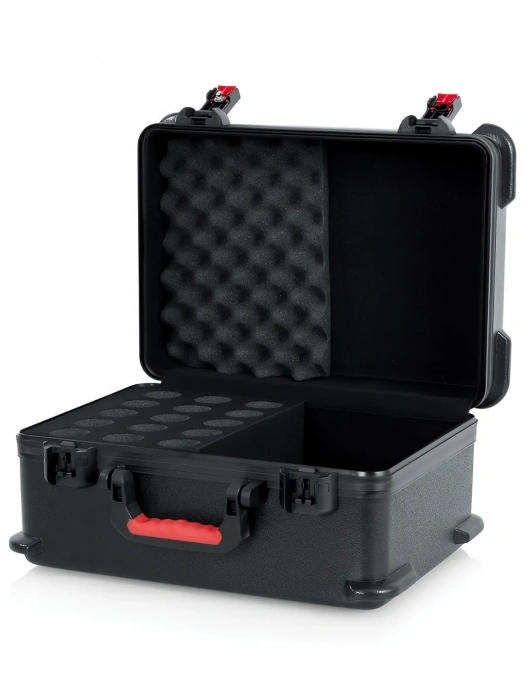 Gator GTSA-MIC15 - Case w/ Drops for 15 Mics