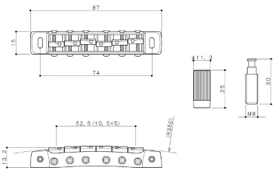 Бридж Gotoh 510FB (C)