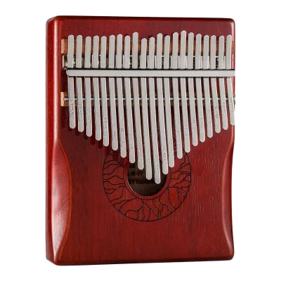 Калімба Hluru Huashu KHD21 Lotus Mahogany Red (21 нота, червоне дерево)