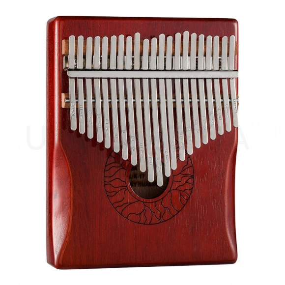 Калімба Hluru Huashu KHD21 Lotus Mahogany Red (21 нота, червоне дерево)