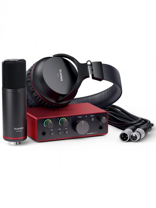 Аудіоінтерфейс Аудіоінтерфейс Focusrite Scarlett Solo Studio 4th Gen