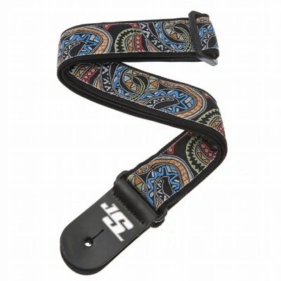 D&#039;Addario 50JS04 Joe Satrani Woven Guitar Strap (Snakes Mosaic)