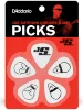 Набір медіаторів D'Addario 1CWH6-10JS Satriani Signature White (Heavy Gauge)