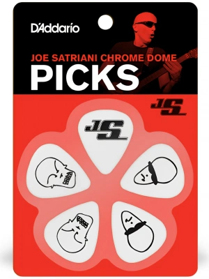 D'Addario 1CWH6-10JS Satriani Signature White (Heavy Gauge)