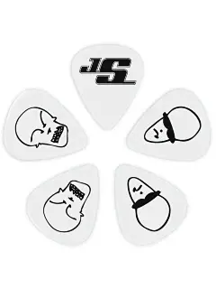 D'Addario 1CWH6-10JS Satriani Signature White (Heavy Gauge)