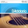 Струни D'Addario EJ38 Phosphor Bronze Regular Light 12-String 10-47
