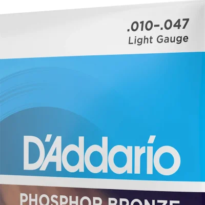 Струни D'Addario EJ38 Phosphor Bronze Regular Light 12-String 10-47