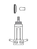 Перемикач Dimarzio EP1101 Switchcraft Toggle Switch - Straight