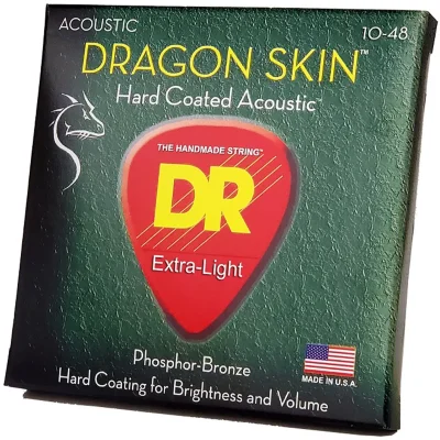 Струни DR DSA-10 Dragon Skin Acoustic Extra Light 10-48