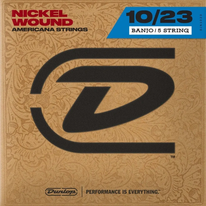 Dunlop DJN1023 Nickel Wound Loop End Banjo Strings 10-23 | 5-String