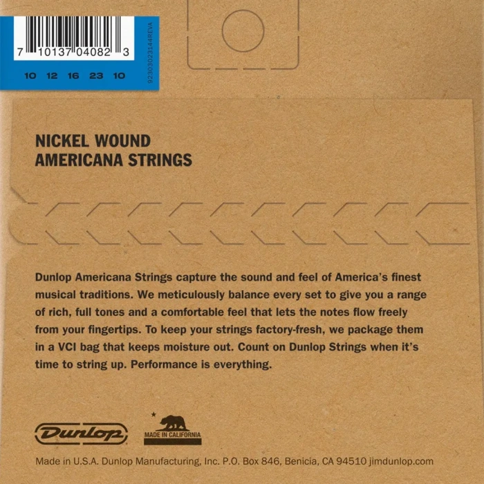 Dunlop DJN1023 Nickel Wound Loop End Banjo Strings 10-23 | 5-String