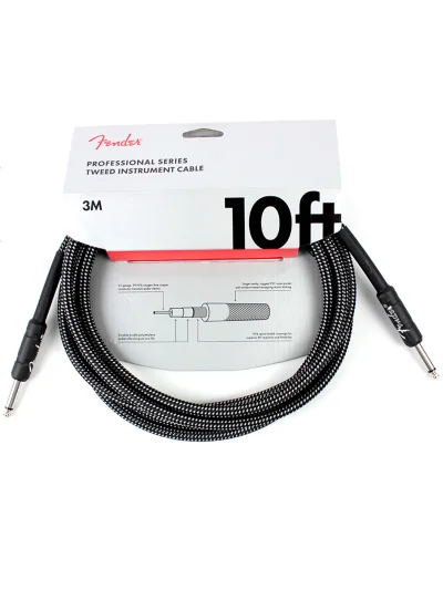Інструментальний кабель Fender Cable Professional Series 10' Grey Tweed
