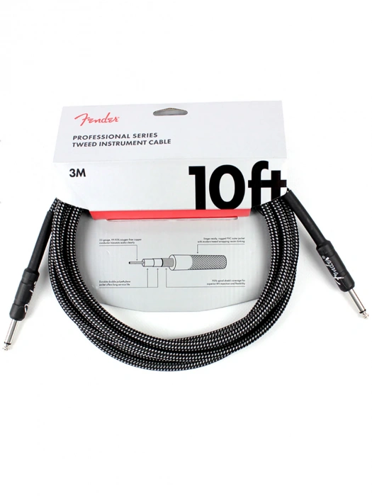 Кабель Кабель Fender Cable Professional Series 10' Grey Tweed