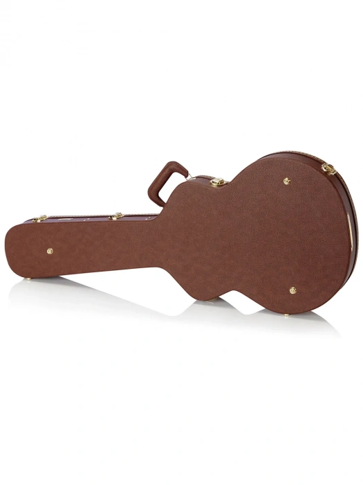 Gator GW-335-BROWN Semi-Hollow Guitar Deluxe Wood Case
