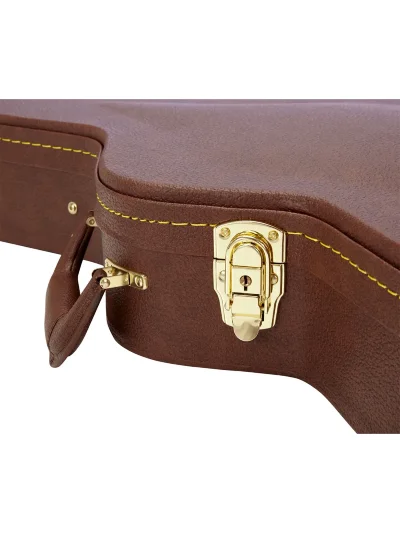 Кейс Gator GW-335-BROWN Semi-Hollow Guitar Deluxe Wood Case